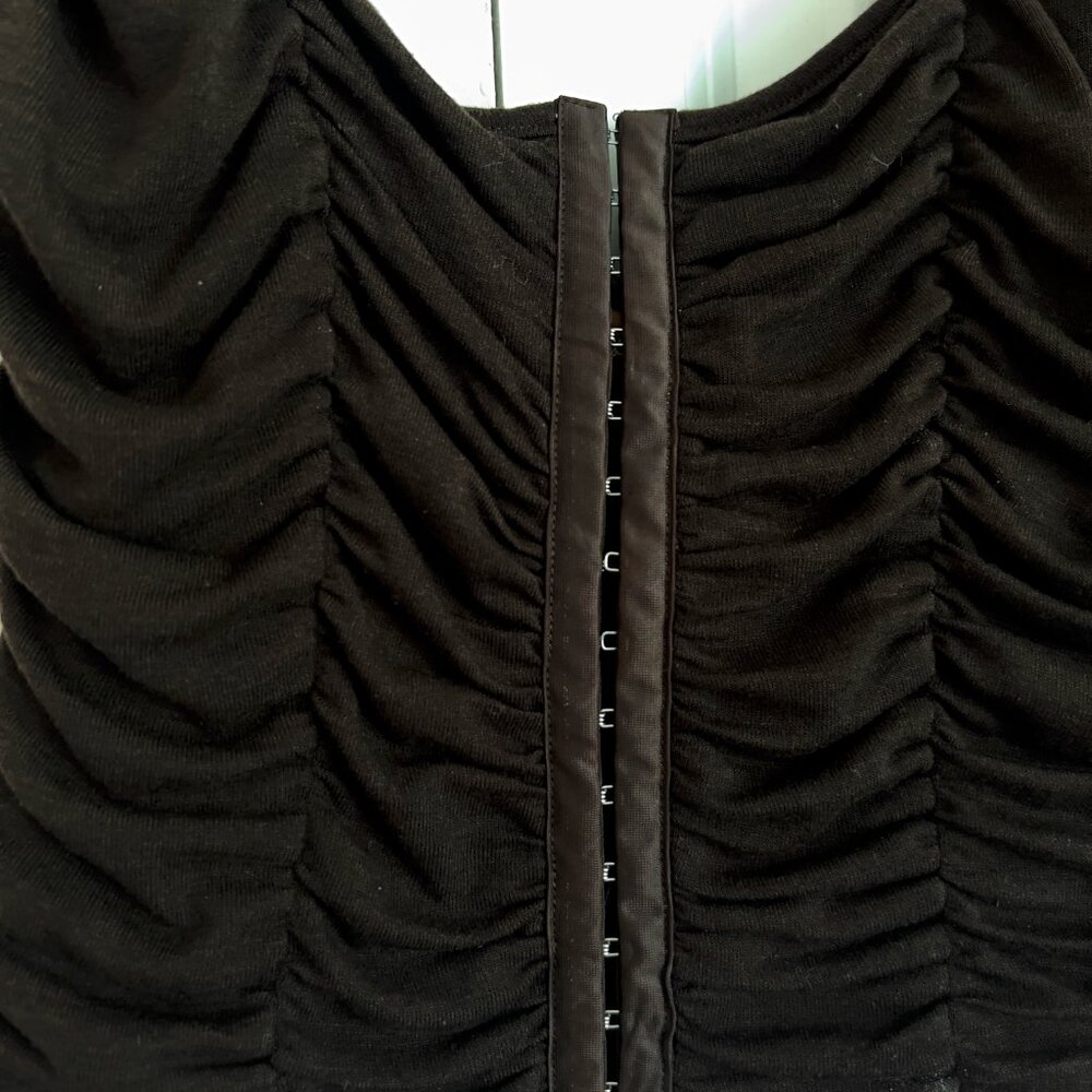 Brown Ruched Tank Top - Picture 3 of 3